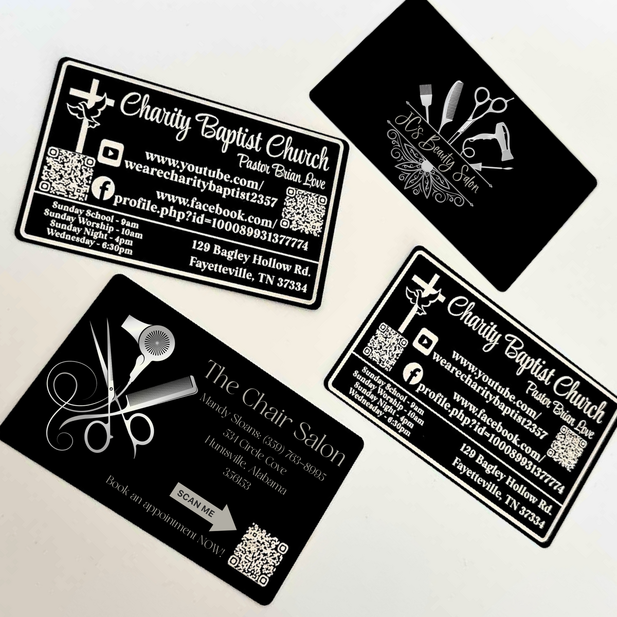 Aluminum Engraved Business Cards, Business Cards, Business Advertising, Great Quality Aluminum Business Cards, Business Supplies