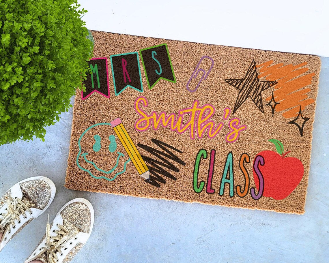Custom Teacher Classroom Doormat