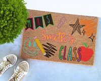 Custom Teacher Classroom Doormat