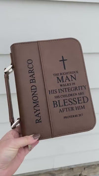 Personalized Christmas Gift For Dad | Custom Bible Cover | Grandfather Gift | Gift For Dad | Religious Dad Gift | Personalized Gifts for Him