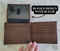 Christmas Gifts For Men | Personalized Wallet | Men's Wallet | Custom Gifts | Gift For Him Under 50 | Leather Wallet | Engraved Gifts