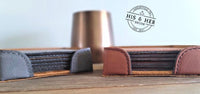 Engraved Leather Coaster Set | Leather Coasters | Custom Coasters | Wedding Gift For Couple | Personalized Gifts | Drink Coasters | Coasters