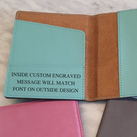 Passport Holder And Luggage Tag | Custom Luggage Tags | Custom Passport Holder | Passport Cover | Leather Luggage Tags | Travel Gift