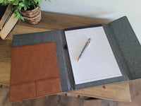 Custom Engraved Canvas Portfolio | Leather Portfolio | Personalized Portfolio | Legal Pad | Business Essentials | Personalized Gifts | Gift