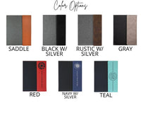 Custom Christmas Gift | Christmas Gifts | Personalized Gifts | Leather Notebook | Canvas Legal Pad | Gift for Coworker | Office Supplies