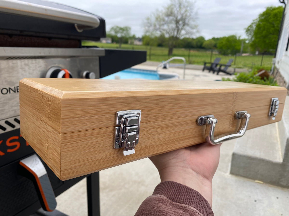 Custom Father's Day Grill Set | Father's Day Gifts | Grilling and Tools | Personalized Gifts For Him | Best Flippin Dad | Grandfather Gift