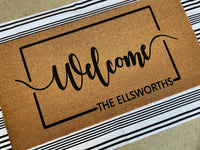Personalized Christmas Gift | Personalized Gifts For Her | Gift For Women | Custom Door Mat | Christmas Gifts | Front Porch Decor | Door Mat