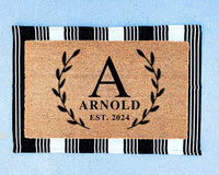 Personalized House Gift | Personalized Gifts For Her | Gift For Women | Custom Door Mat | Christmas Gifts | Front Porch Decor | Door Mat |