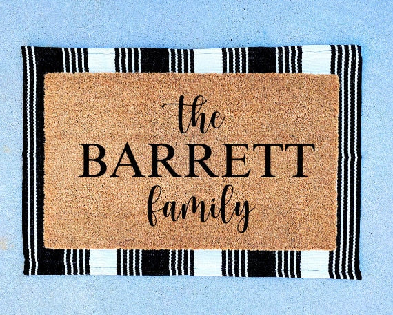 Custom Door Mats, Custom Gifts, Personalized Gifts, Custom Gifts for Her, Front Door Mats, Outdoor Door Mats, Trendy Door Mats, Personalized