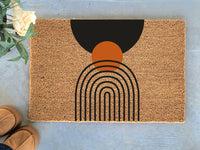 Geometric Shape Doormat | Minimalist Decor | Boho Decor | Geometric Decor | Welcome Mat | Bohemian Doormat |