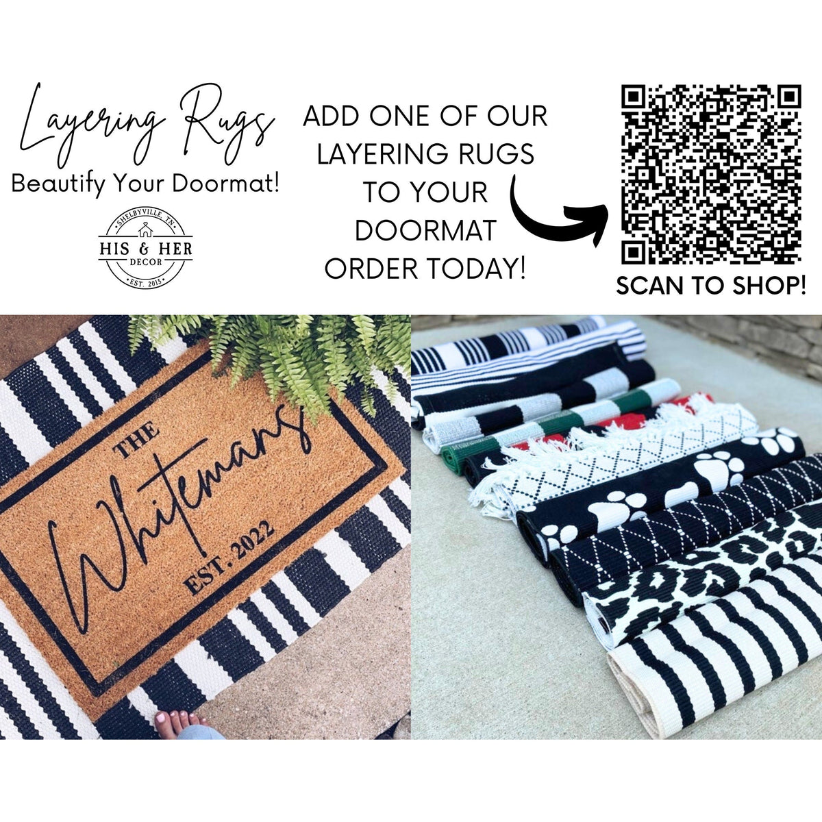 Meowdy Door Mat | Funny Doormat | Funny Welcome Mat | Cute Custom Doormat | Front Door Decor | Cat Lover Gift | Cat Mom Gifts | Cat Dad Gift
